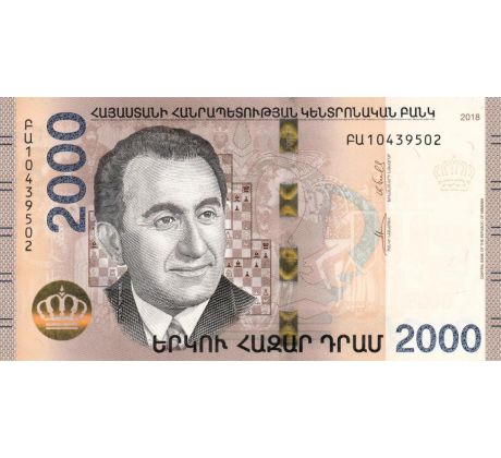 2000 dram 2018 Arménsko