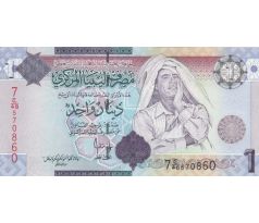 1 dinar 2009 Líbya
