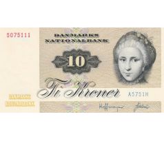 10 kroner 1975 Dánsko