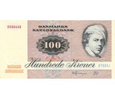 100 korun 1989 Dánsko