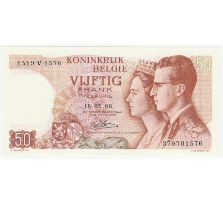 50 francs 1966 Belgicko