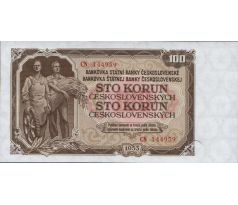 100 kčs 1953 CN neperforovaná GOZNAK