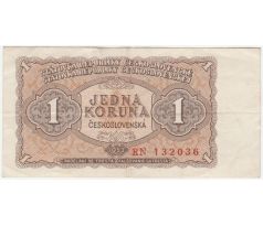 1 koruna 1953 RN neperforovaná STC PRAHA