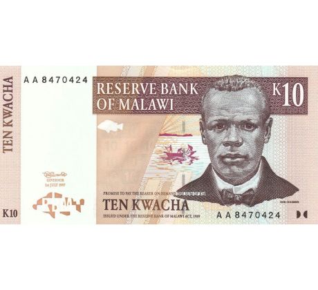 10 kwacha 1997 Malawi