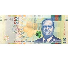 10 dollar 2016 Bahamy