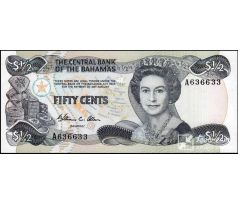 50 centov 1984 Bahamy
