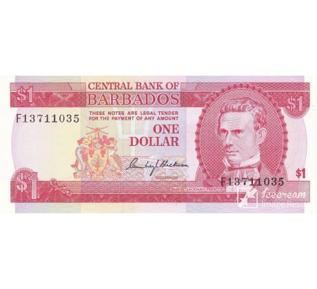 1 dollar 1973 Barbados