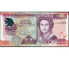 50 dollar 1997-2021 Belize