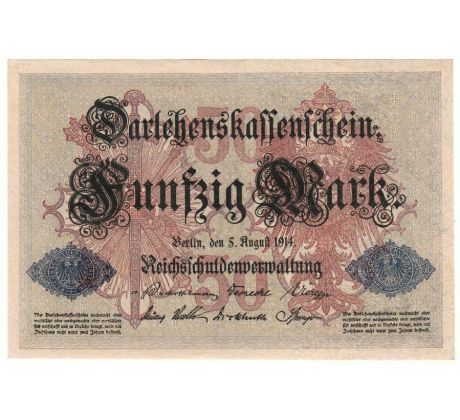 50 mariek 1914 Nemecko
