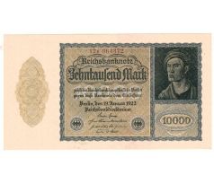 10 000 reichsbankovka 1922 Nemecko /02/ 6.miestna séria