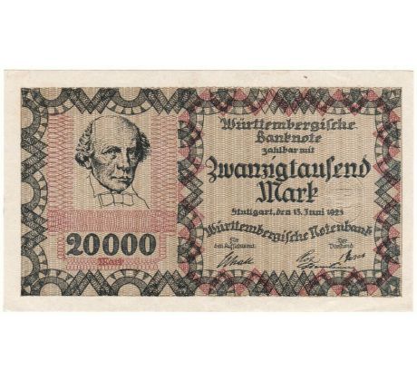 20 000 mariek 1923 Nemecko