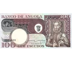 100 escudos 1973 Angola