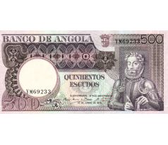 500 escudos 1973 Angola