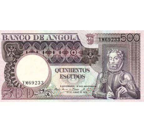 500 escudos 1973 Angola