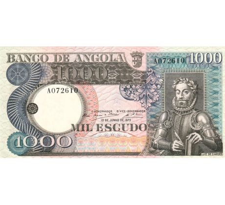 1000 escudos 1973 Angola