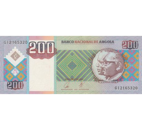 200 kwanzas 2003 Angola