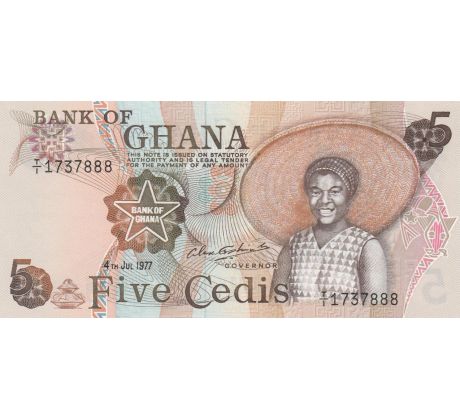 5 cedis 1973-79 Ghana /02/