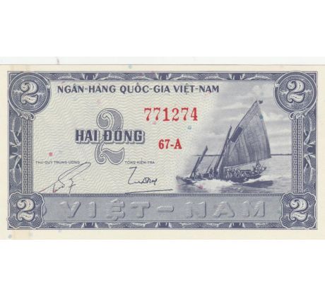 2 dong 1955 Vietnam /02/