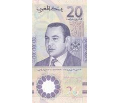 20 dirhams 2019 Maroko pamätná bankovka