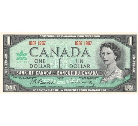 1 dollar 1967 Kanada /02/