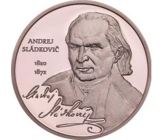 Strieborná medaila - Andrej Sládkovič