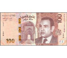 100 dirhams 2023 Maroko