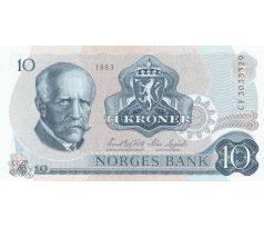 10 kroner 1972-84 Nórsko