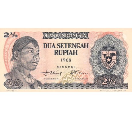 2 1/2 rupia 1968 Indonézia /02/