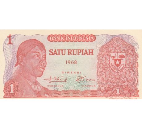 1 rupia 1968 Indonézia