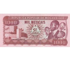 1 000 meticais 1989 Mozambik /02/