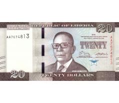 20 dollar 2016-17 Libéria