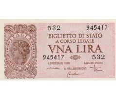 1 lira 1944 Taliansko