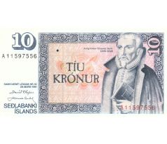 10 koruna 1961 Island