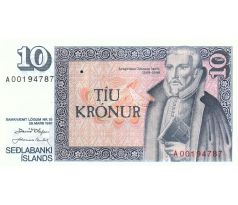 10 koruna 1961 Island /02/