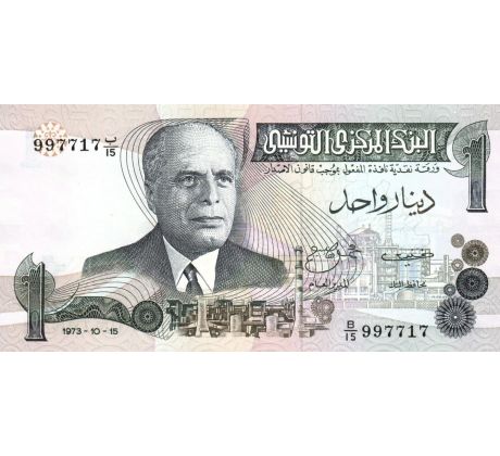 1 dinár 1973 Tunisko