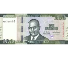 100 dollar 2017 Libéria
