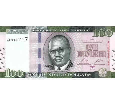 100 dollar 2021 Libéria