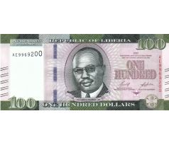 100 dollar 2021 Libéria /02/
