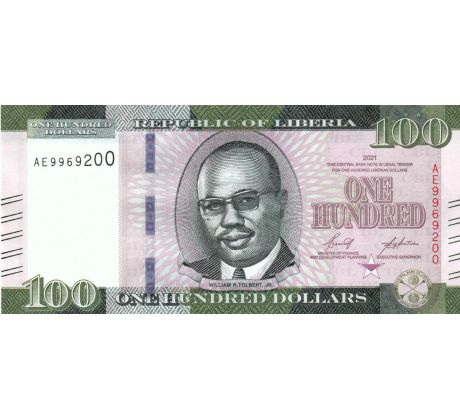 100 dollar 2021 Libéria /02/