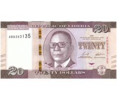 20 dollar 2022 Libéria