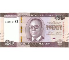 20 dollar 2022 Libéria /02/