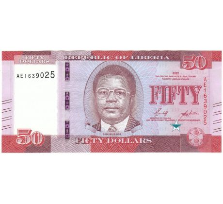 50 dollar 2022 Libéria