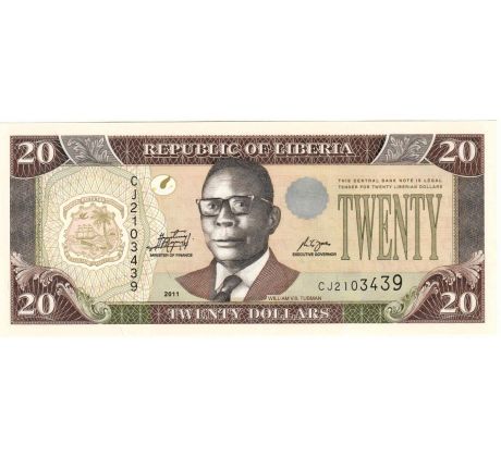 20 dollar 2011 Libéria /03/