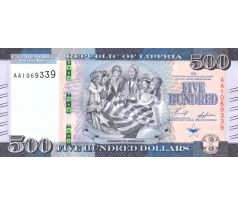 500 dollar 2022 Libéria /03/