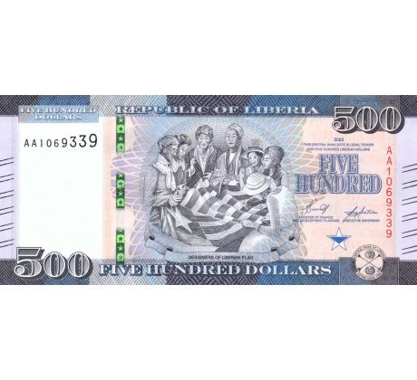 500 dollar 2022 Libéria /03/