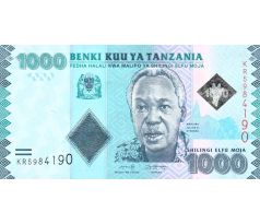 1 000 shilings 2010-25 Tanzánia