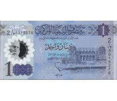 1 dinar 2019 Líbya polymerová bankovka /02/