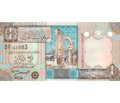 1/4 dinar 2002 Líbya /04/