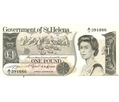1 pound 1981 Svätá Helena malý typ