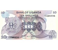 10 šilingov 1982 Uganda